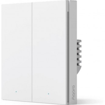 Выключатель двухклавишный с нейтралью AQARA SMART WALL SWITCH H1 EU (WITH NEUTRAL, DOUBLE ROCKER)